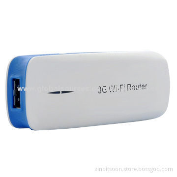 Multifunction 3-in-1 3G Wi-Fi Router with 1800mAh Power Bank